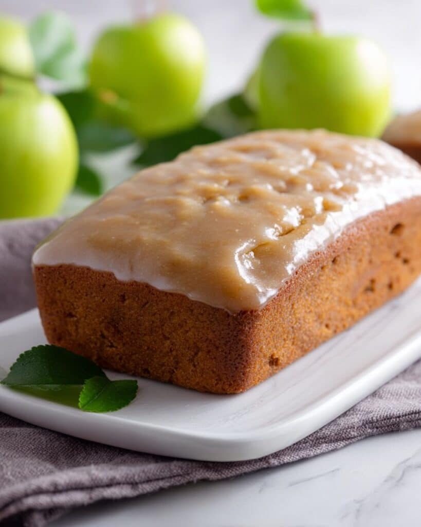 Glazed Apple Cinnamon Oatmeal Bread Recipe