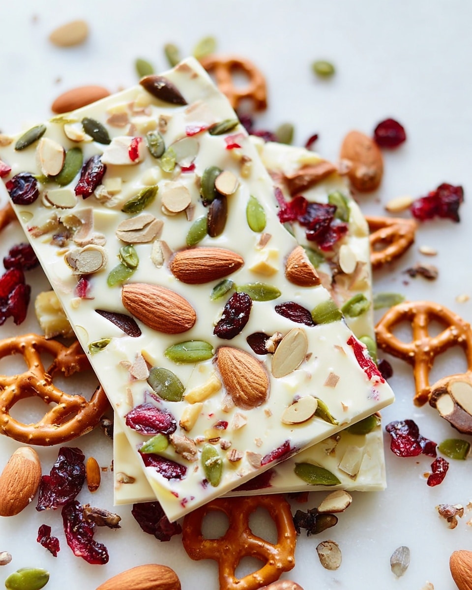 White Chocolate Holiday Bark Recipe