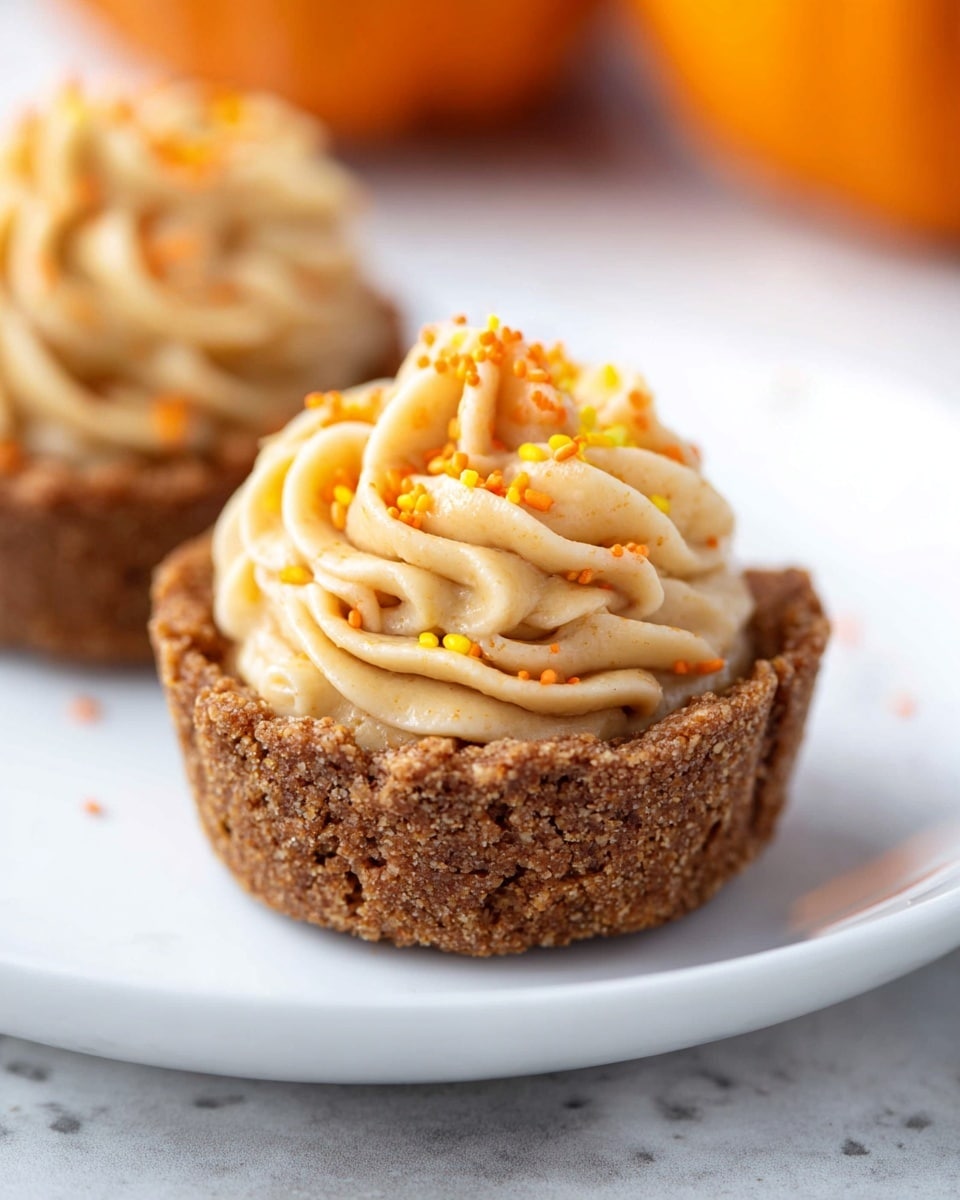 A white serving platter elegantly arranged with a dozen mini pumpkin cheesecake tartlets, each with a perfectly formed graham cracker crust and a smooth swirl of spiced pumpkin cheesecake filling topped with a light dusting of cinnamon, set against a white marble background with natural lighting, shot from a 3/4 angle to capture the entire collection as a complete festive dessert ensemble, professional food magazine hero shot, photo taken with an iphone --ar 4:5 --v 7