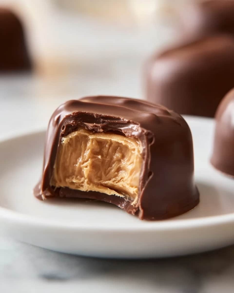 A pristine white rectangular platter showcasing an entire pyramid of smooth, glossy chocolate-covered pralines, each perfectly square with delicate flakes of sea salt sprinkled on top, surrounded by whole roasted peanuts and thin, curled coconut shavings for texture and contrast, arranged artistically with a light drizzle of melted dark chocolate on the white marble countertop, captured in natural light from a 3/4 angle to emphasize the rich, indulgent texture, professional food styling photo taken with an iphone --ar 4:5 --v 7