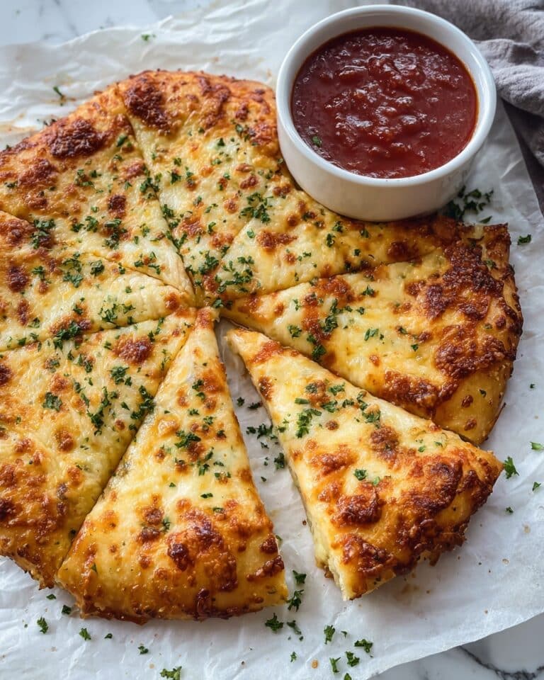 KETO Cheesy Garlic “Breadsticks Recipe