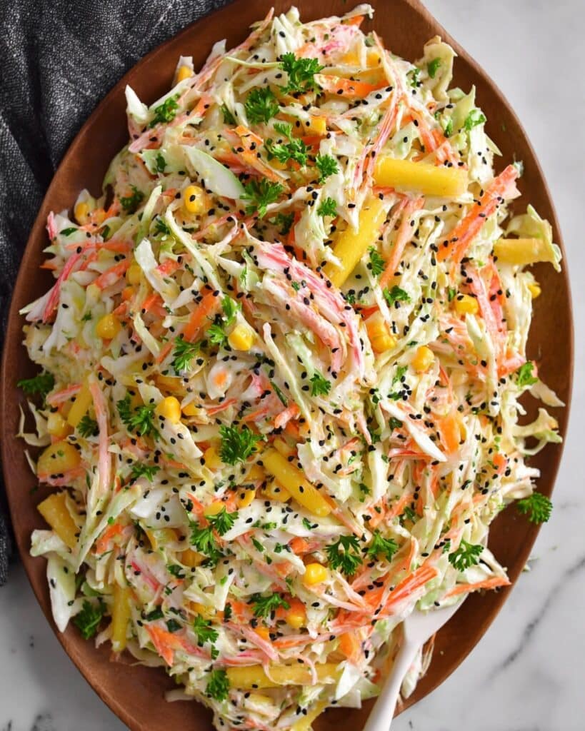 Japanese Kani Side Salad Recipe