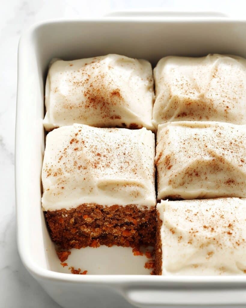 Carrot Cake Bars with Cream Cheese Frosting Recipe