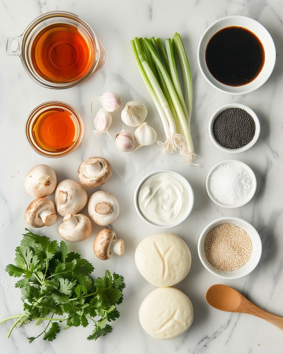 Single white plate with one steamed bao bun sandwiching tender slices of glazed meat topped with vibrant pickled pink ginger, fresh green cucumber slices, and sprigs of cilantro, drizzled with bright orange spicy mayo and sprinkled with black and white sesame seeds, close-up angle emphasizing the soft texture of the fluffy bao and the glossy sauce coating the meat, natural lighting highlighting the fresh ingredients, white marble background, intimate plated serving photo taken with an iphone --ar 4:5 --v 7