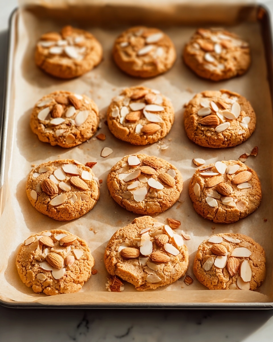 Toasted Almond Butter Cookies Recipe