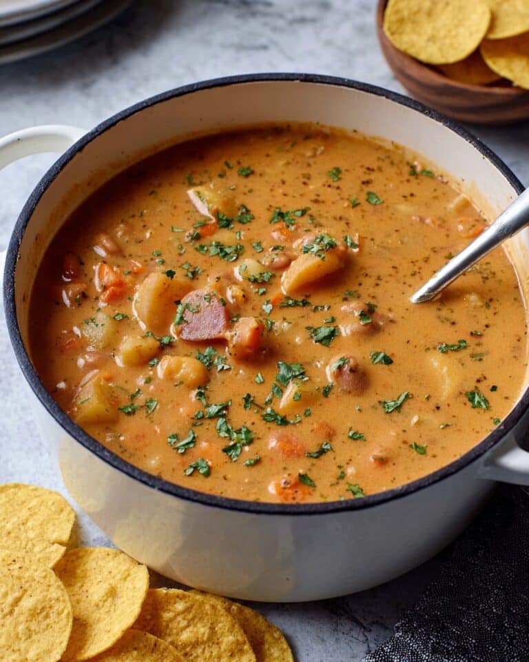 Hearty Pinto Bean Soup with Roasted Tomatoes and Spices Recipe