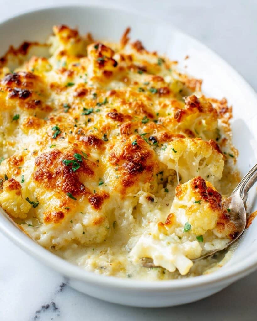 Cauliflower Au Gratin (Keto Casserole) Recipe