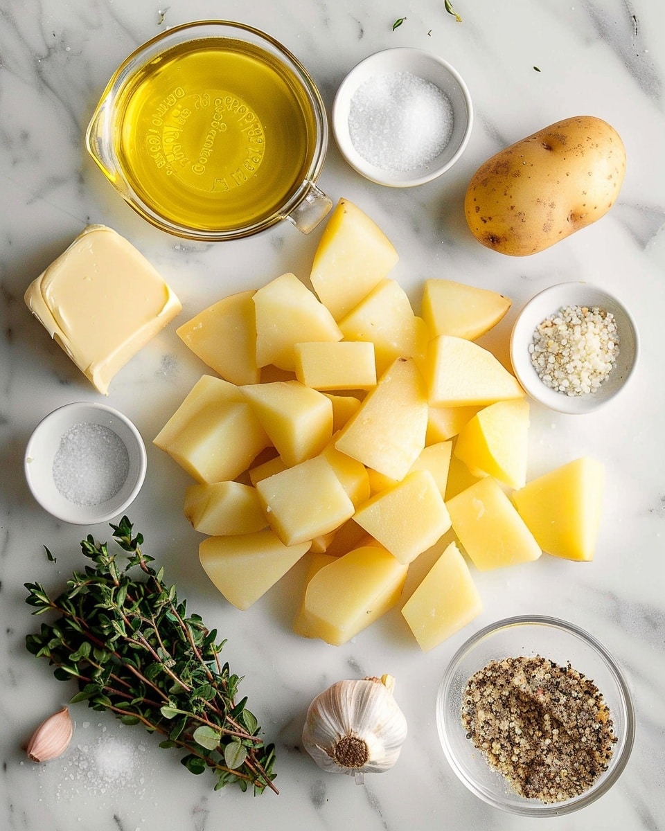 Single white plate featuring a close-up view of a portion of crispy roasted potatoes with a golden-brown crust, sprinkled with fresh chopped parsley, accompanied by a wedge of lemon for brightness. The image reveals the fluffy, soft interior texture of one potato piece on an angled shot, highlighting the contrast between the crunchy exterior and tender inside. The plate is set on a white marble surface under natural lighting, styled as a ready-to-eat serving from a food blog. photo taken with an iphone --ar 4:5 --v 7