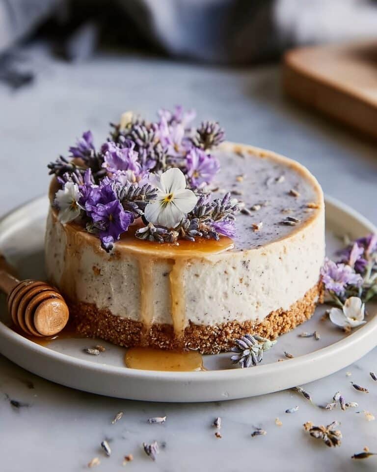 Honey Lavender Cheesecake Recipe