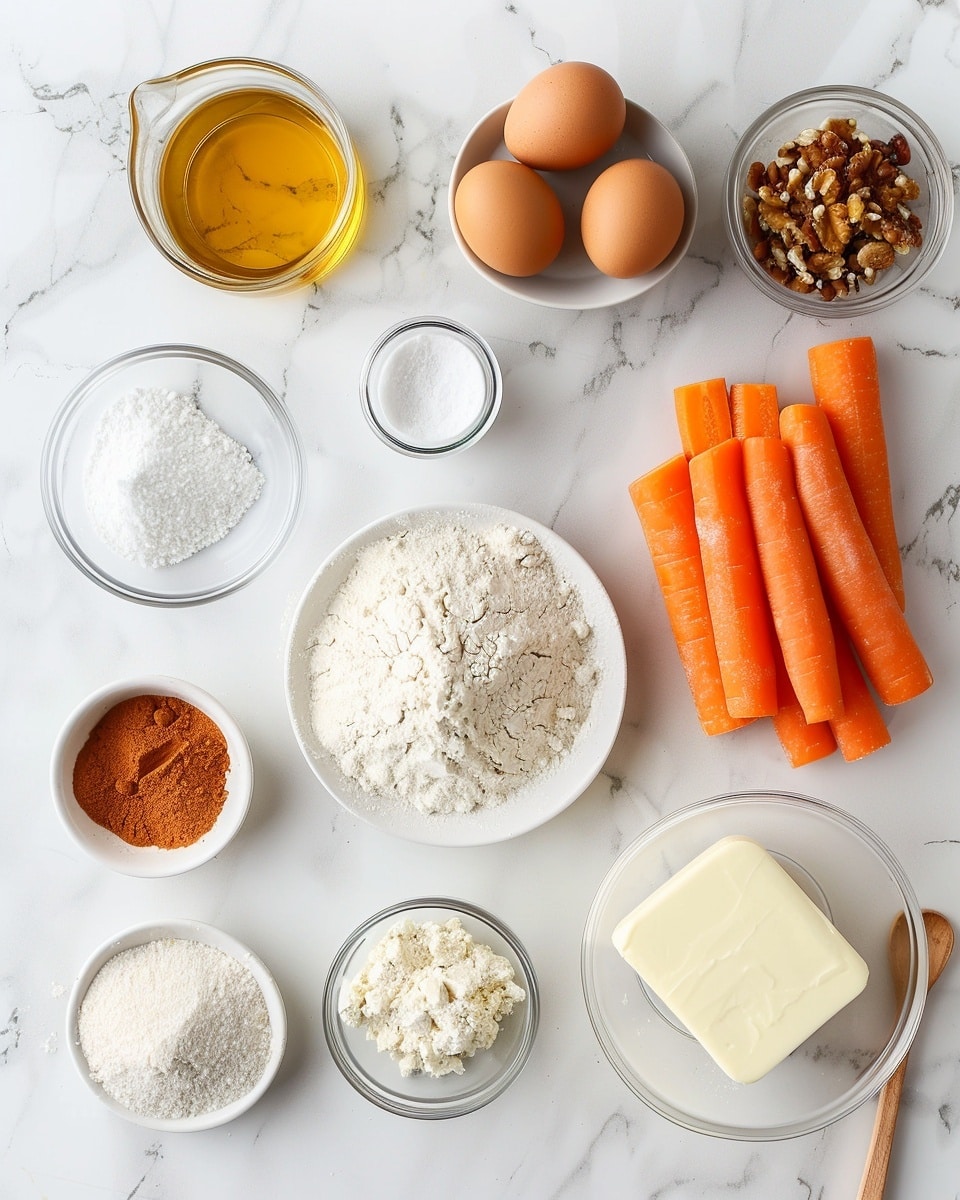 Single white plate featuring a single square slice of moist carrot cake topped with thick, creamy white frosting dusted lightly with cinnamon, close-up angled view showcasing the dense, textured crumb filled with visible carrot shreds and spices, natural lighting enhancing the warm tones, all set on a white marble background, styled like a food blog serving, photo taken with an iphone --ar 4:5 --v 7
