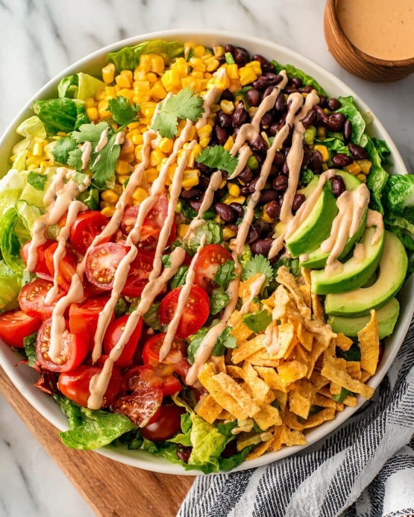 Southwest Salad with Chipotle Ranch Recipe