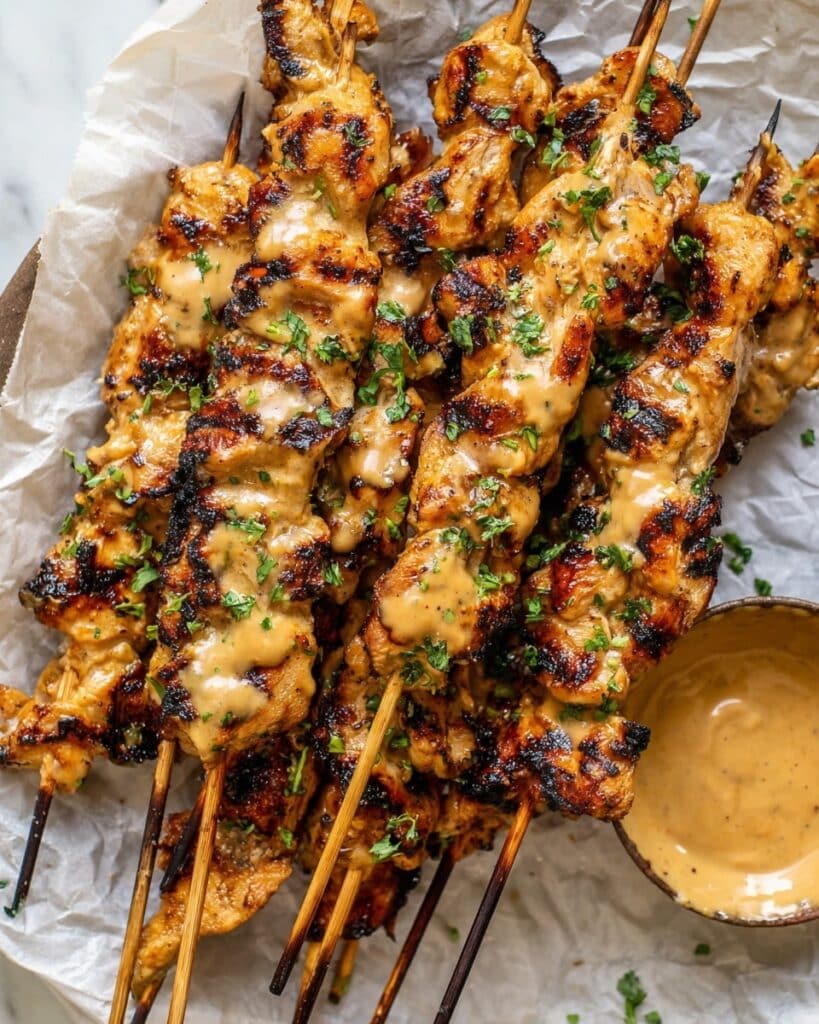 Bang Bang Chicken Skewers Recipe