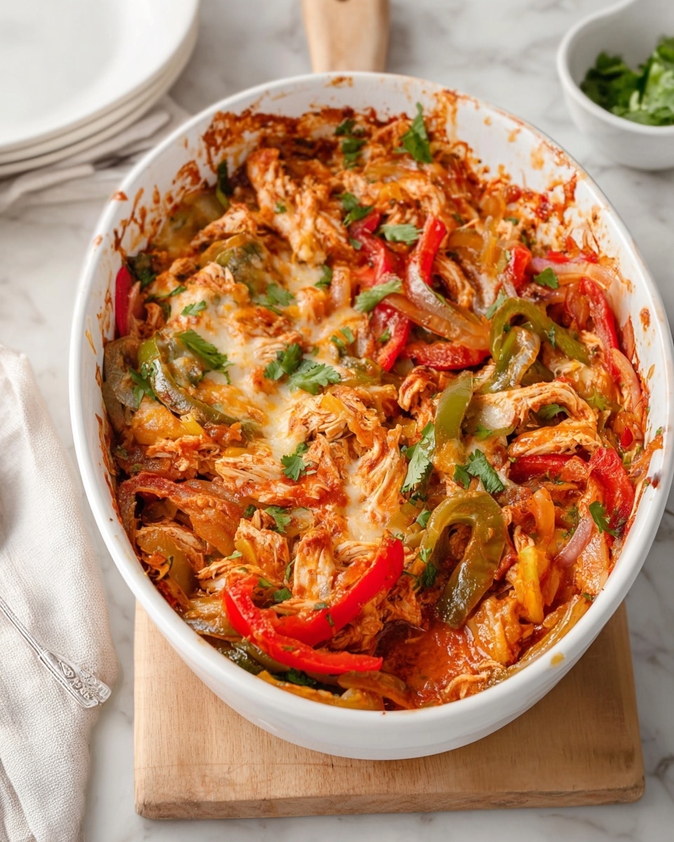 Chicken Fajita Casserole Recipe