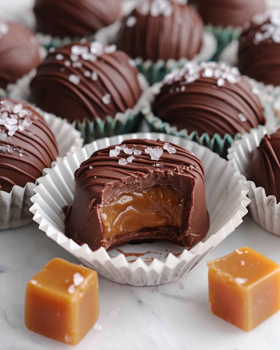 A large white serving platter filled with a neatly arranged assortment of round chocolate truffles, some adorned with delicate drizzles of milk chocolate and others topped with flakes of sea salt, each nestled in pristine white paper cups, showcasing the full collection of truffles on a pristine white marble countertop under natural lighting, professional food styling photo taken with an iphone --ar 4:5 --v 7