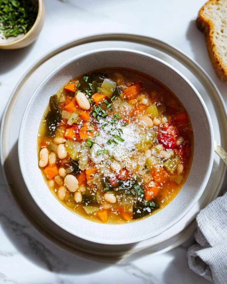 Navy Bean Soup with Fresh Spinach and Lemon Recipe