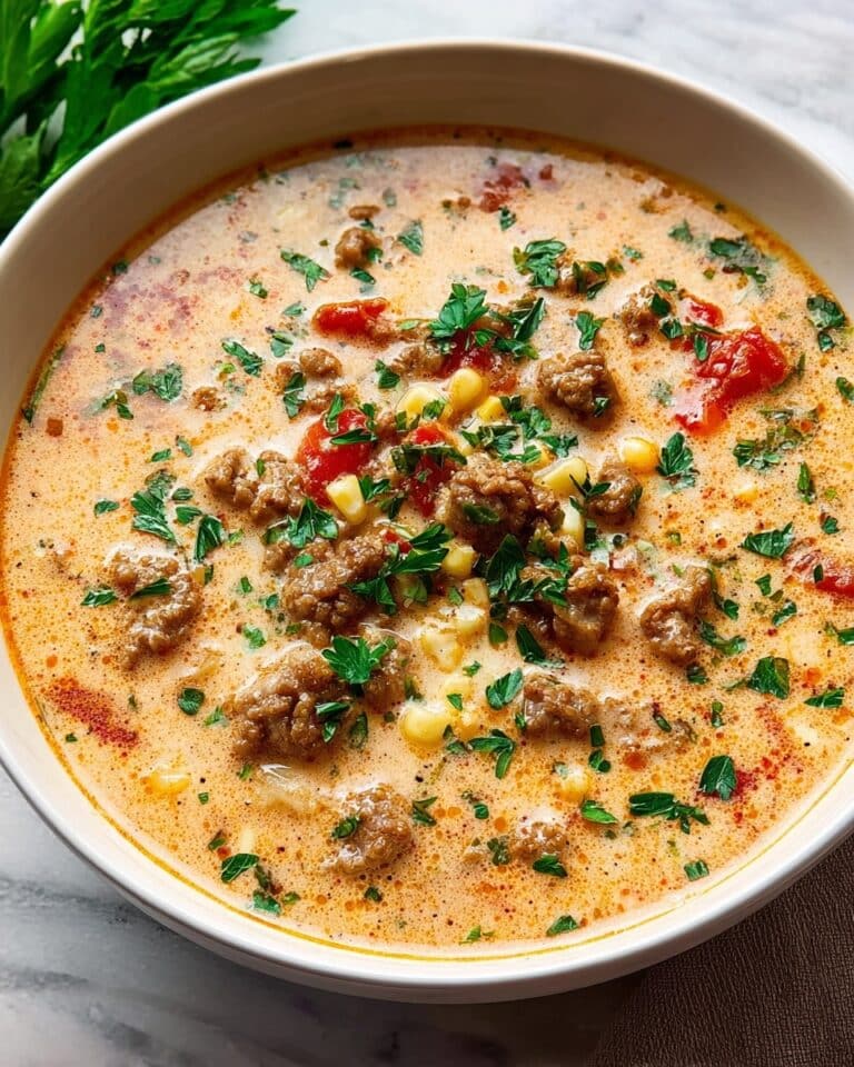 Creamy Parmesan Italian Sausage Ditalini Soup Recipe