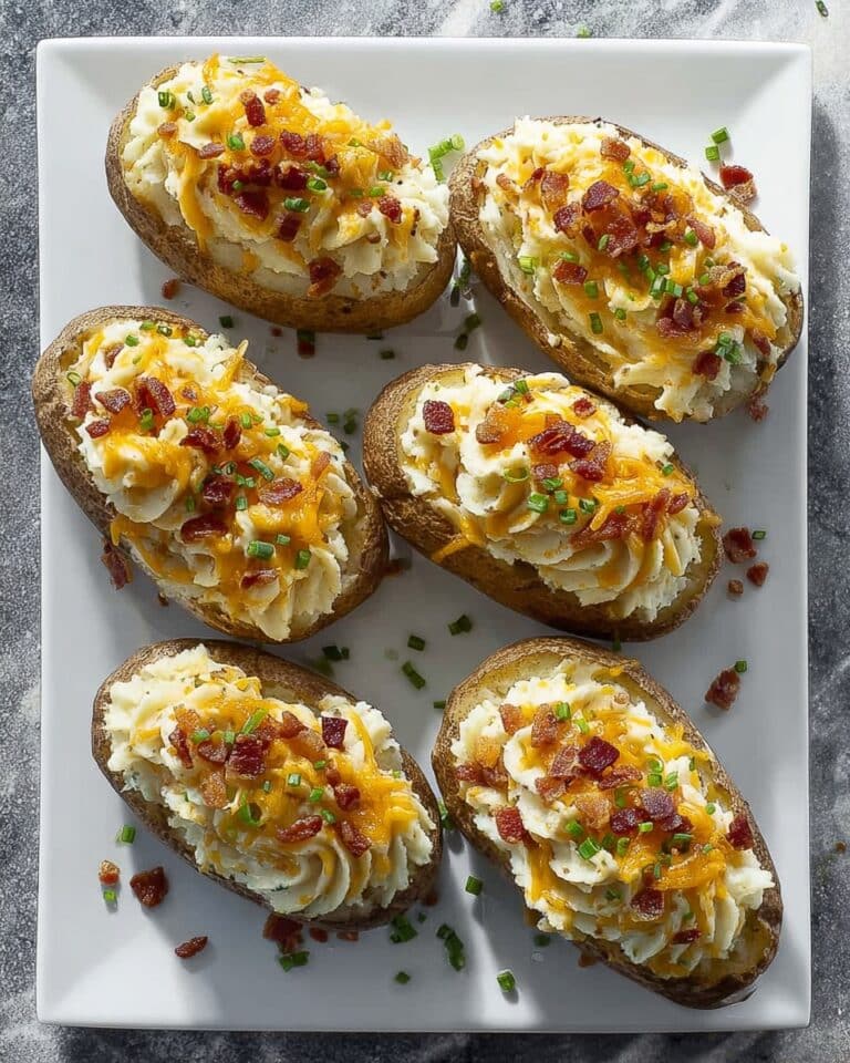 Jalapeño Popper Baked Potatoes Recipe