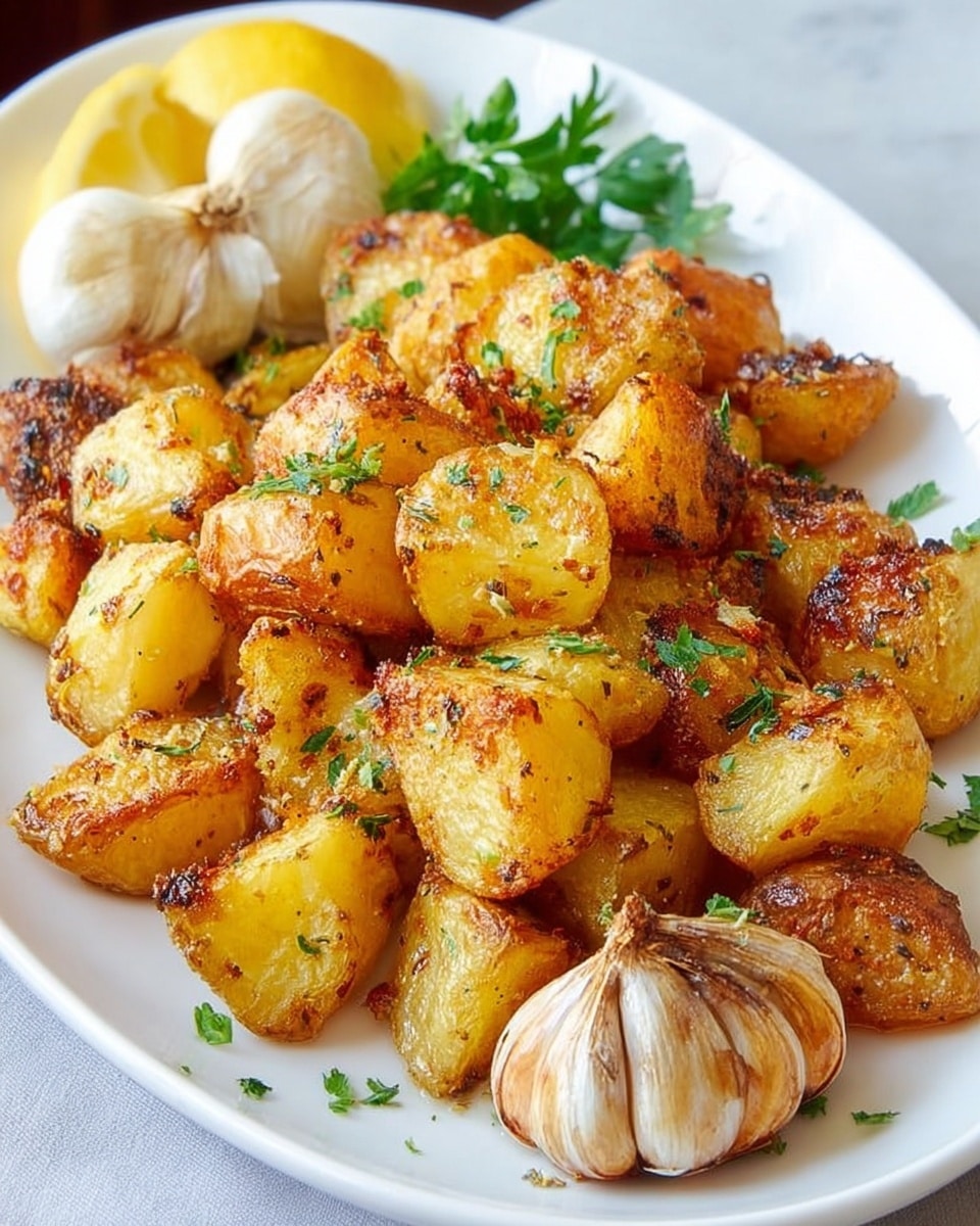 Lemon Herb Roasted Potato Nuggets Recipe