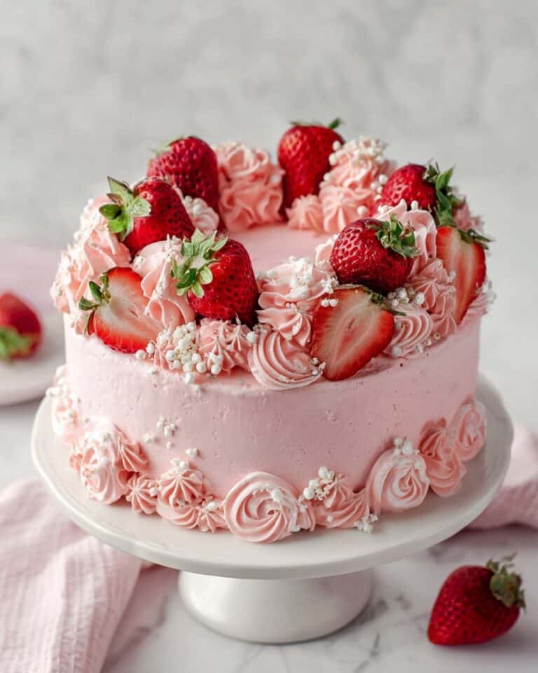 Gluten-Free Strawberry Cake with Dairy-Free Buttercream Recipe