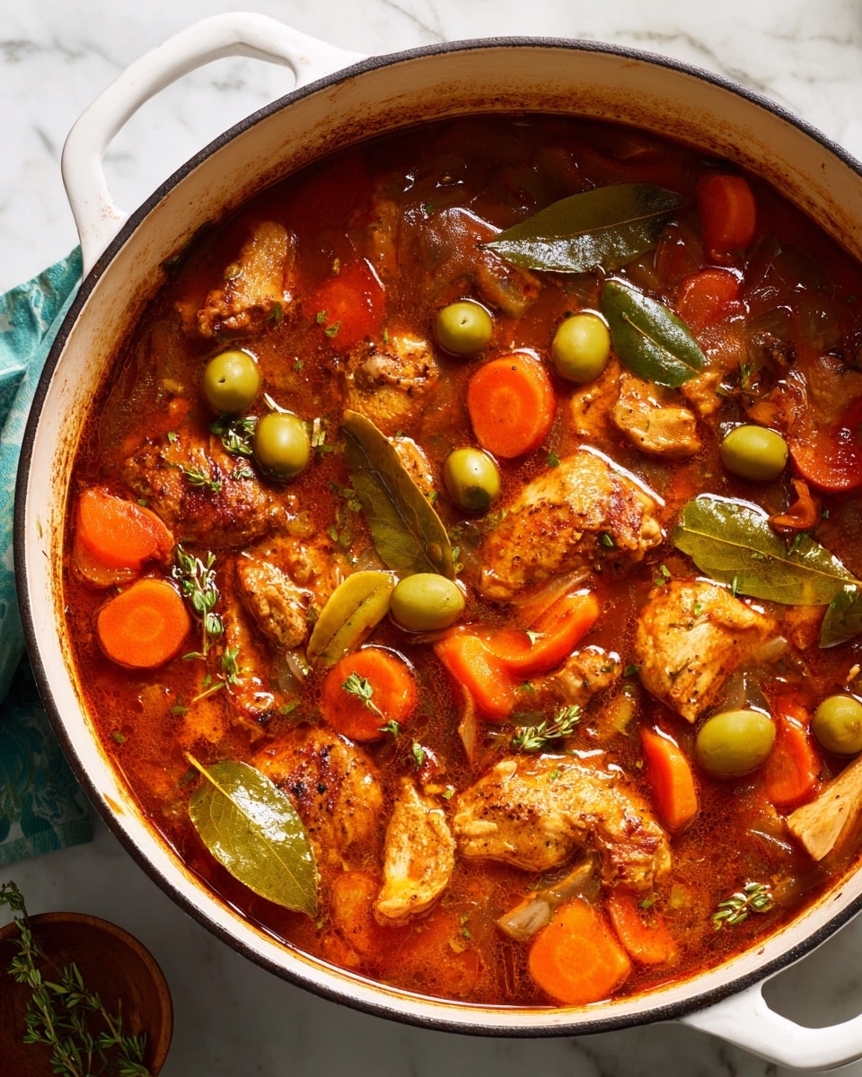 Pollo Guisado (Puerto Rican Chicken Stew) Recipe