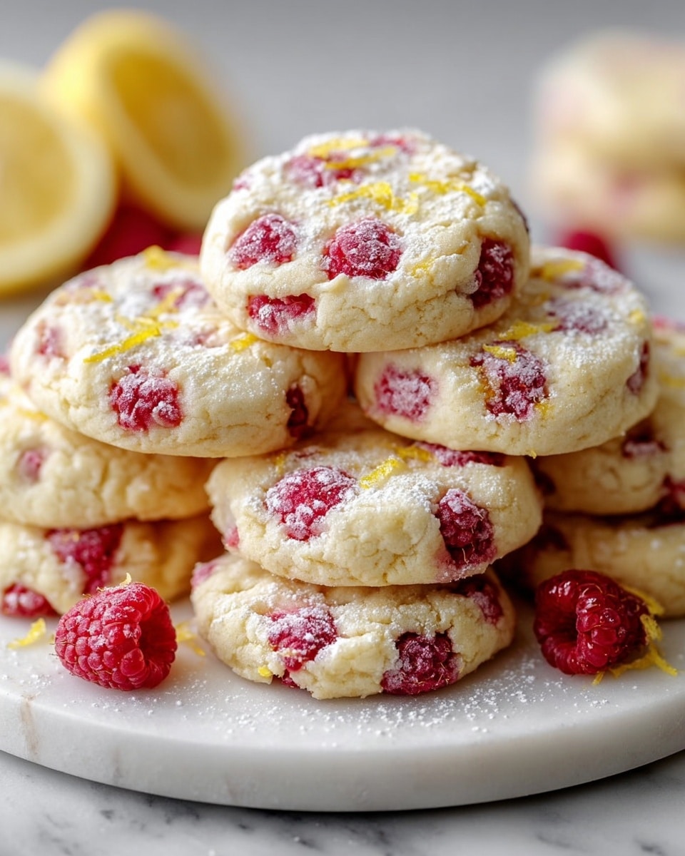 Lemon Raspberry White Chocolate Chip Cookies (Gluten-Free) Recipe