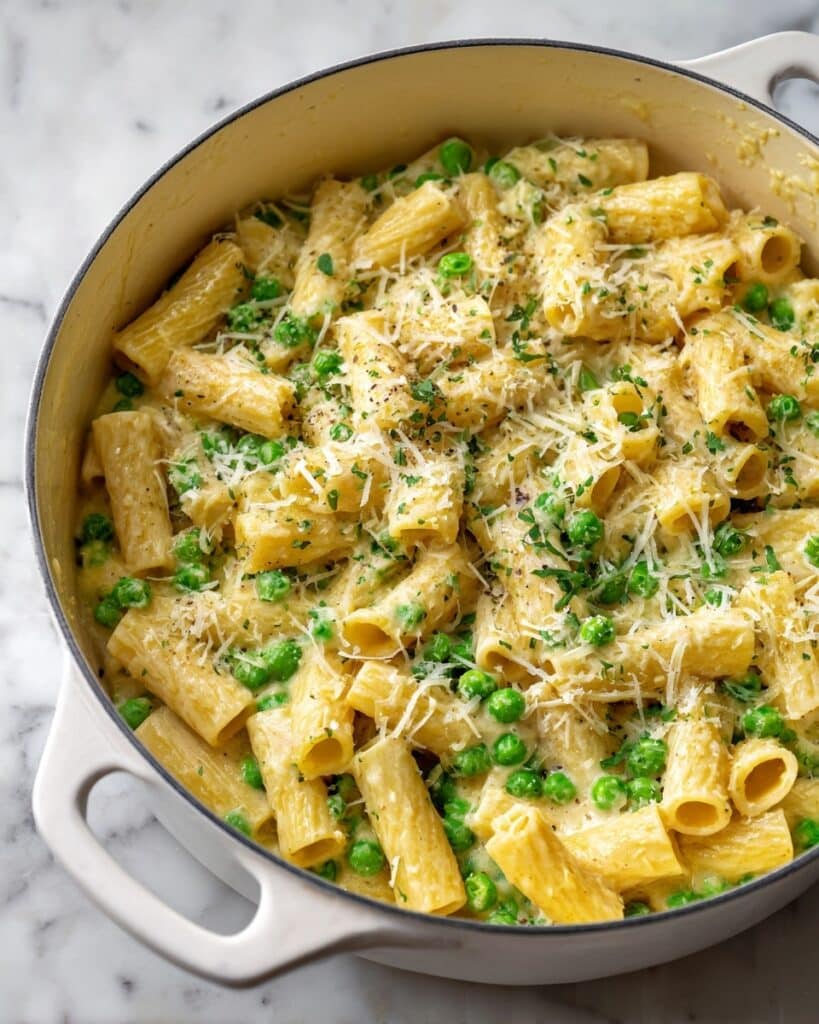 Pasta with Peas and Ricotta Recipe