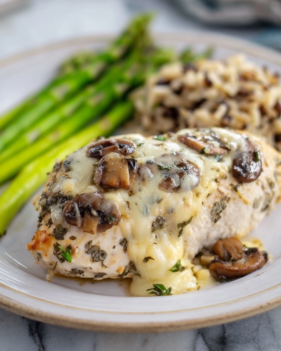 Gouda & Mushroom Stuffed Chicken Recipe