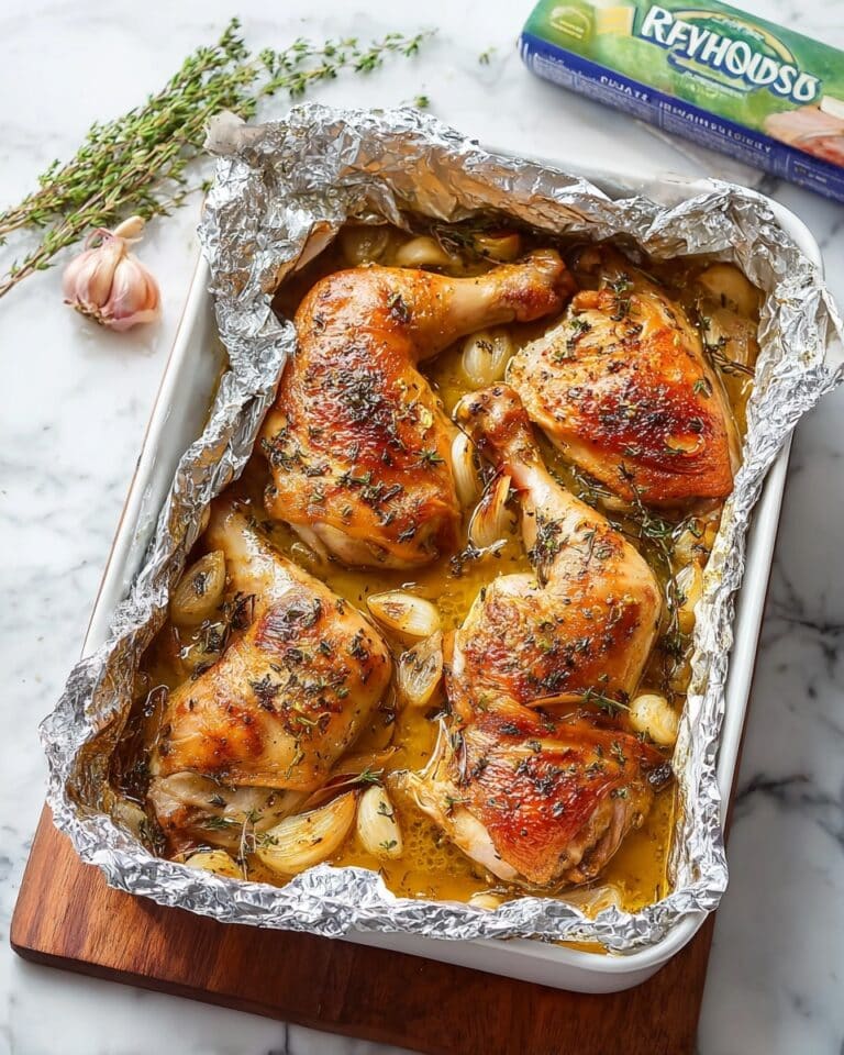 Easy Oven-Roasted French Garlic Chicken Recipe