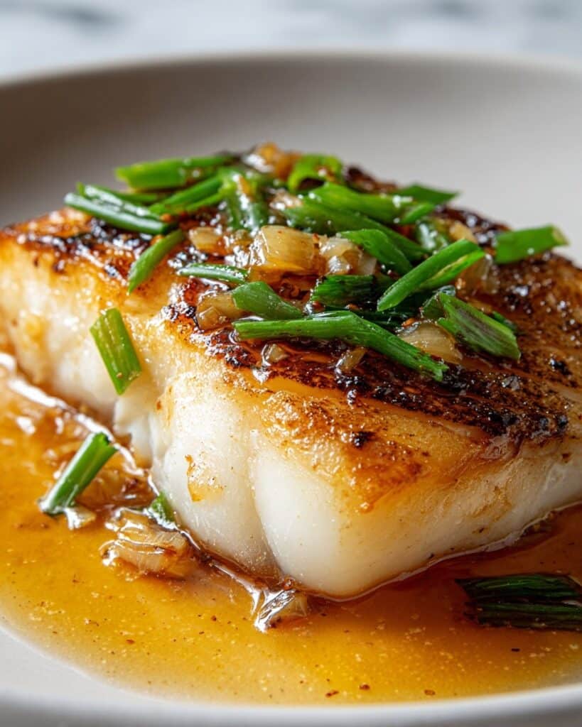 Pan-Fried Fish with Ginger and Scallions Recipe