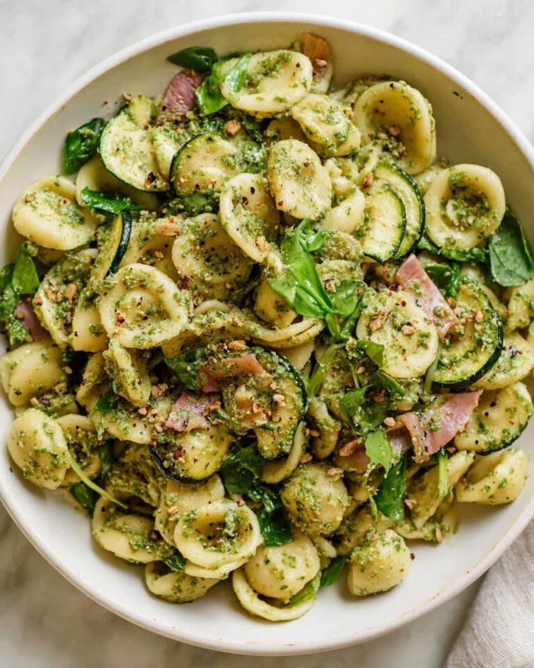 Lemon Basil Pasta Salad Recipe