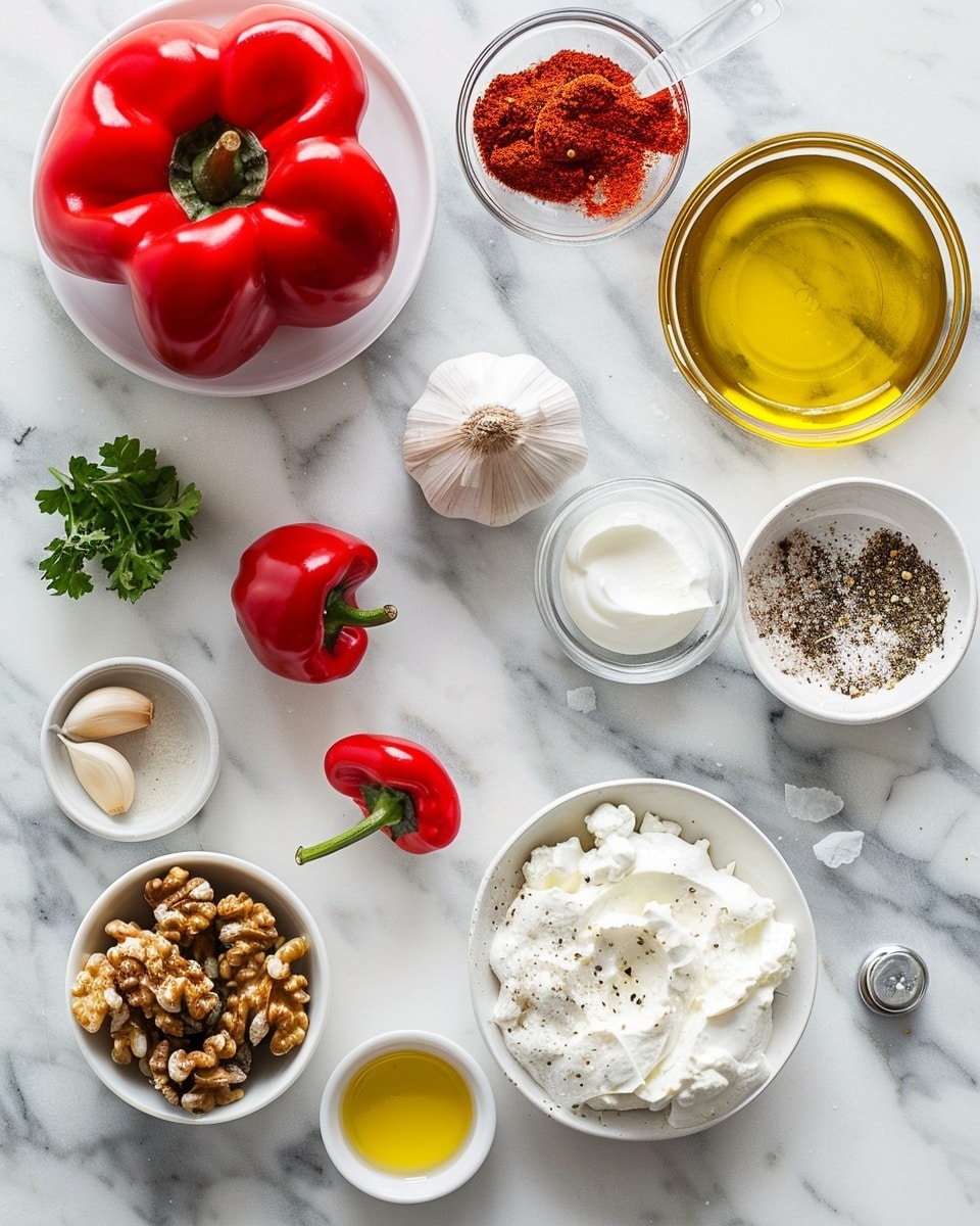 Single white bowl containing a close-up serving of spicy red pepper hummus, showcasing its creamy texture with a smooth swirl on top, garnished with vibrant chopped parsley, whole chickpeas, and sprinkled red chili flakes, all glistening with a drizzle of extra virgin olive oil, set on a white marble surface with natural lighting, styled as an intimate food blog presentation, photo taken with an iphone --ar 4:5 --v 7