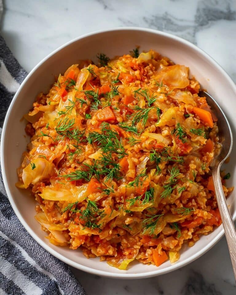Lahanorizo (Greek Rice with Cabbage) Recipe