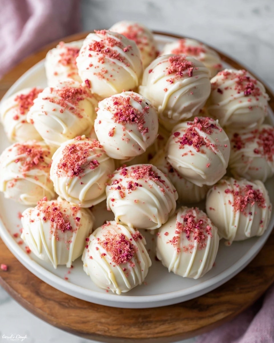 Strawberry Cheesecake Truffles Recipe
