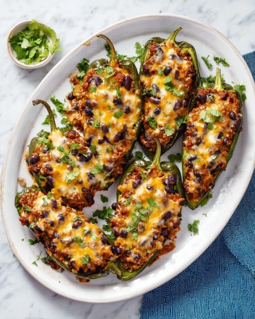 Stuffed Poblano Peppers Recipe