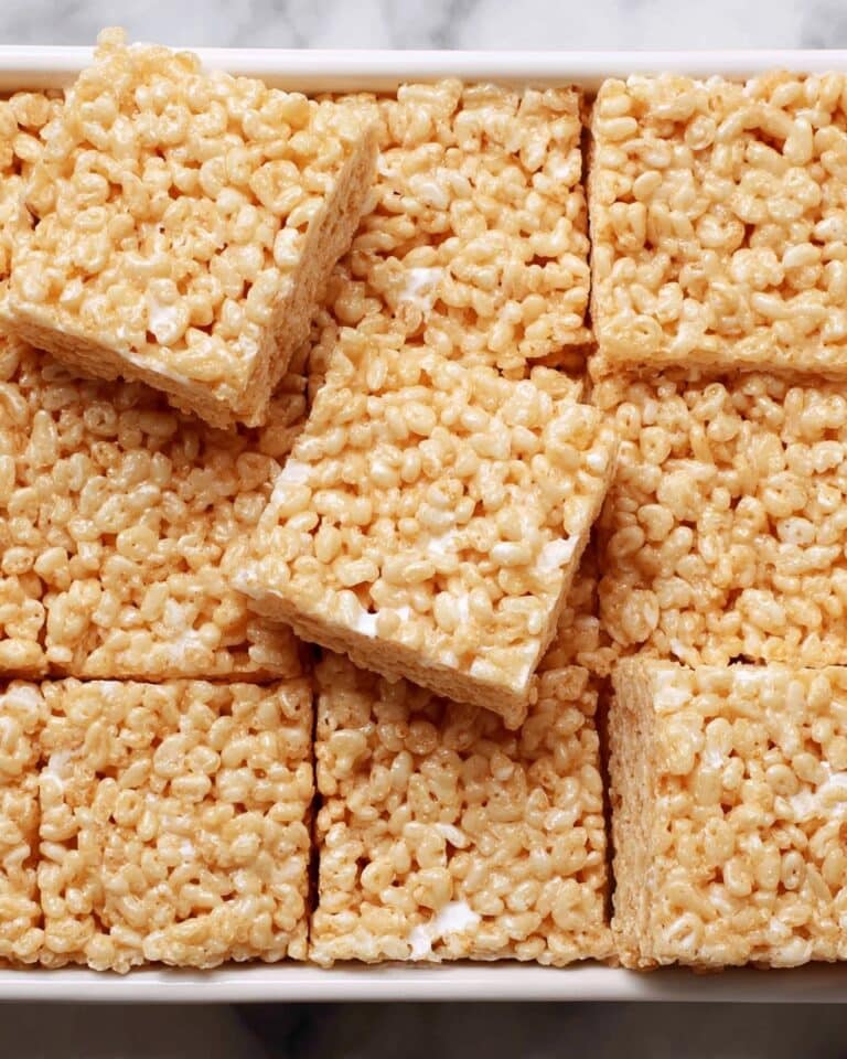 Bakery Style Giant Rice Krispie Treats Recipe