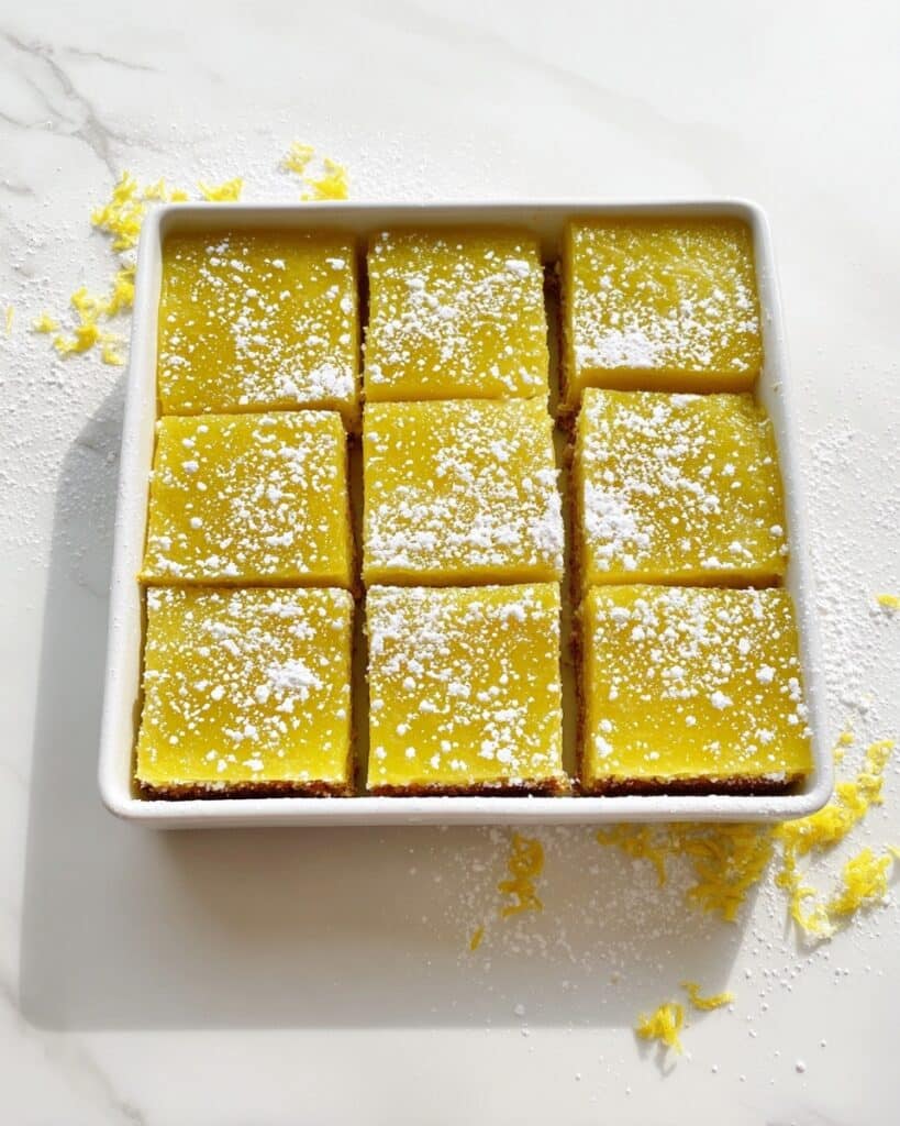 Vegan Lemon Bars (Gluten-Free, Eggless) Recipe