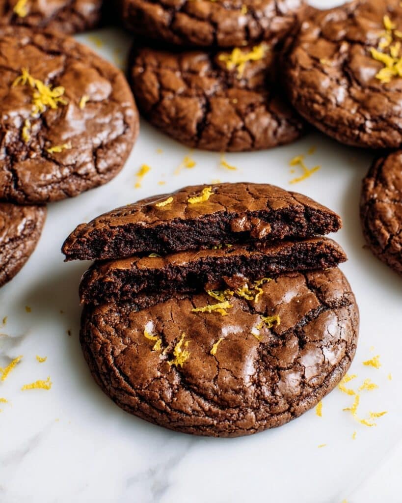 Orange Brownie Cookies Recipe