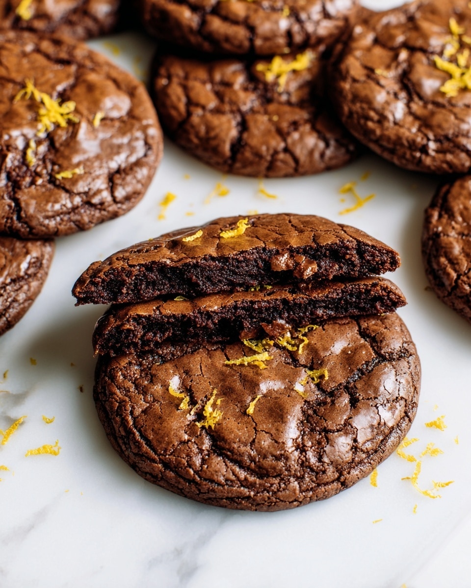 Orange Brownie Cookies Recipe