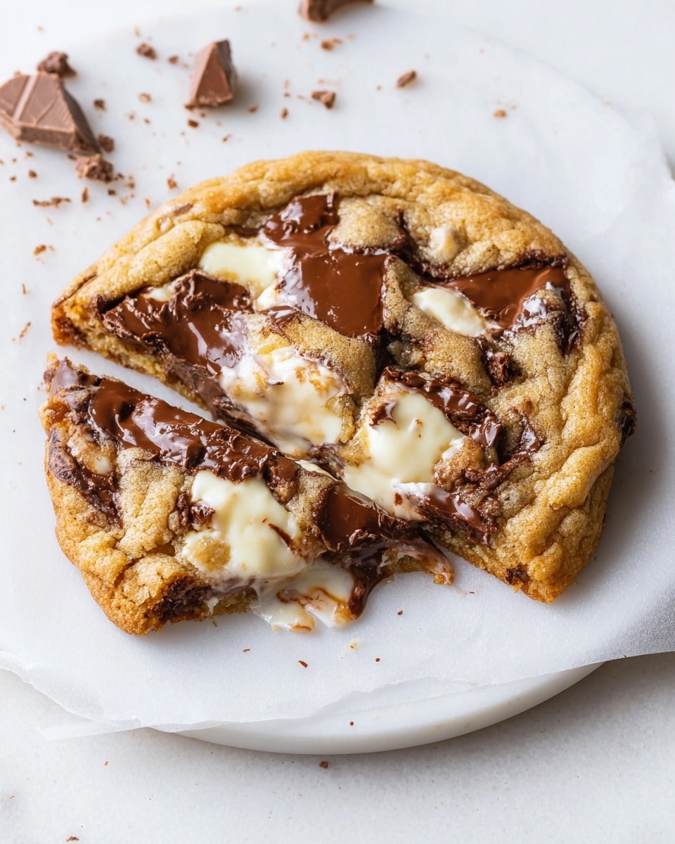 A pristine white plate heaped with a full dozen golden brown chocolate chunk cookies, each cookie generously studded with melted squares of creamy milk and white chocolate, arranged in a casual cluster on a white marble surface, natural light highlighting the soft, chewy texture and glossy chocolate pieces, professional food magazine style photo taken with an iphone --ar 4:5 --v 7