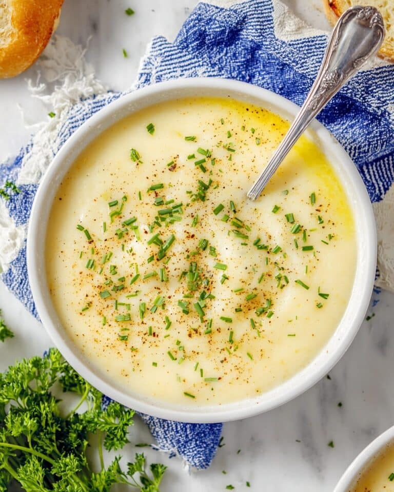 Creamy Potato Leek Soup with Fresh Herbs Recipe