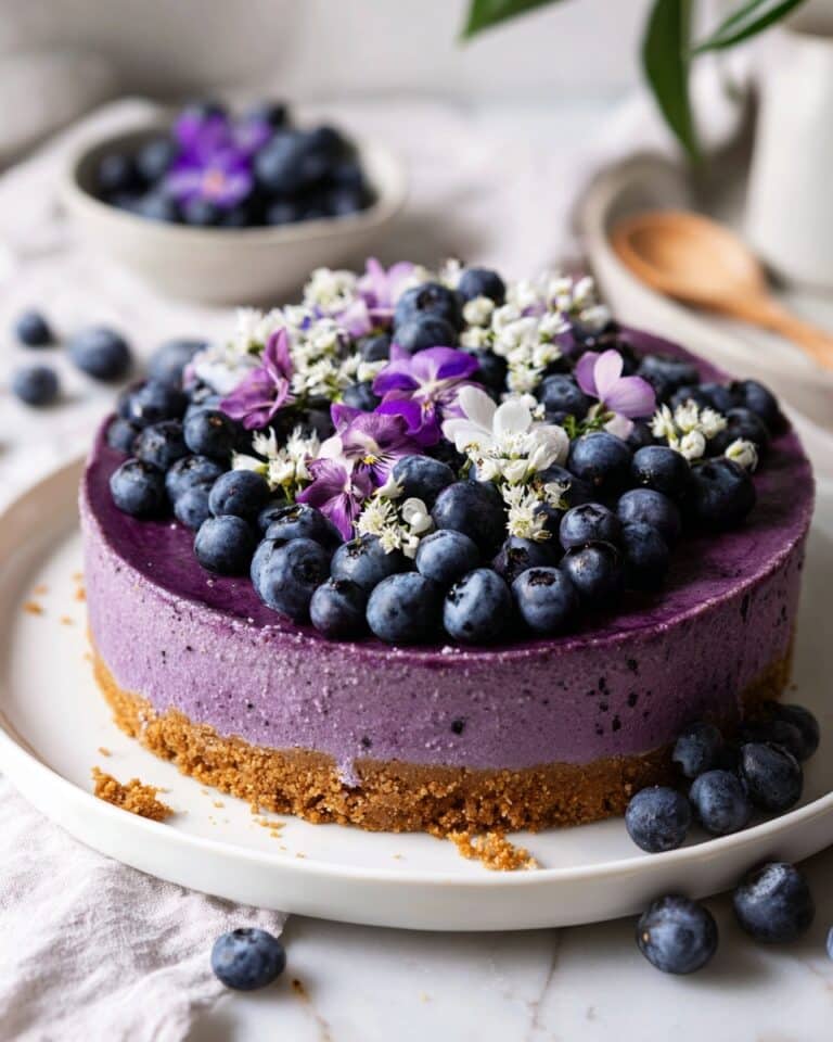 Vegan Blueberry Cheesecake Recipe