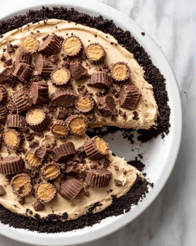 6-Ingredient Peanut Butter Pie with Easy Oreo Crust Recipe
