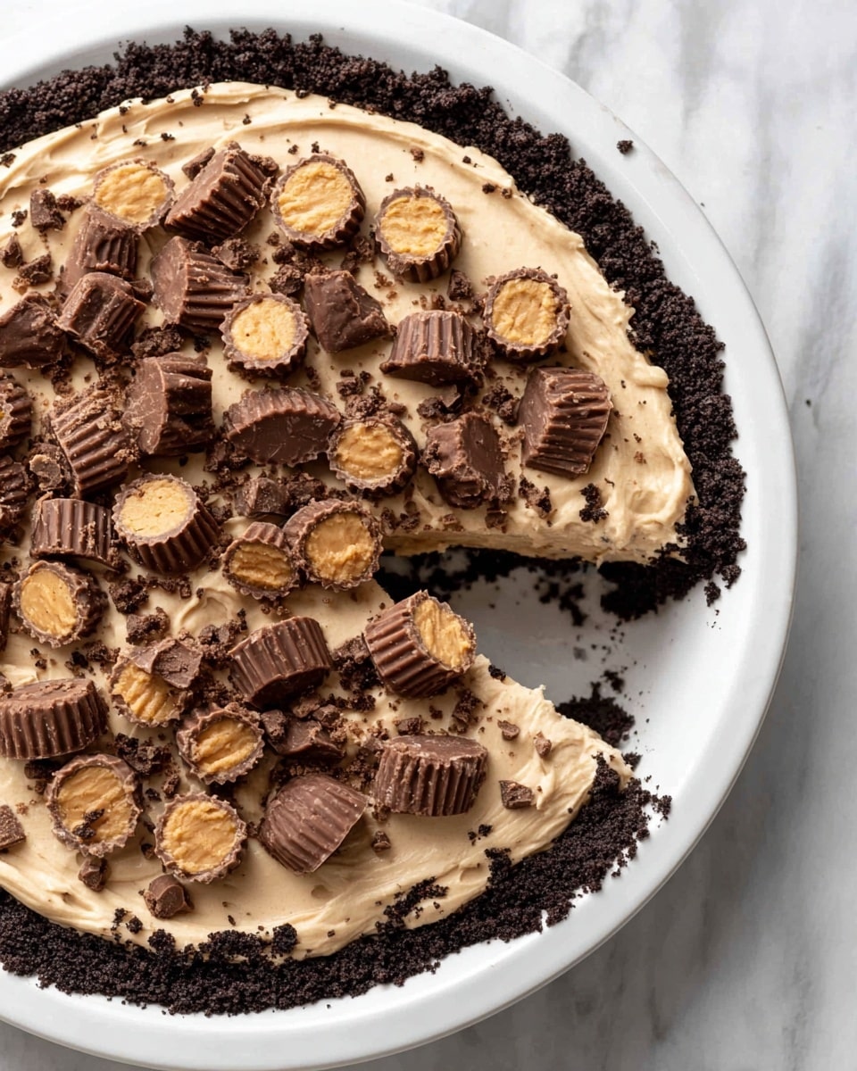 6-Ingredient Peanut Butter Pie with Easy Oreo Crust Recipe