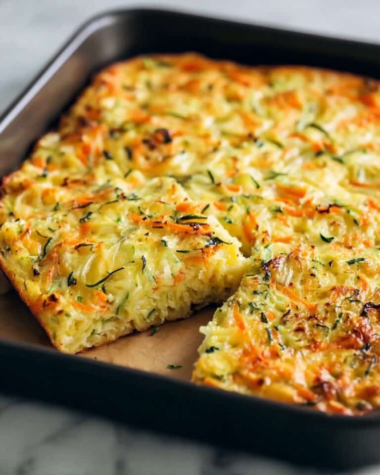 Fluffy Vegetarian Zucchini Slice Recipe