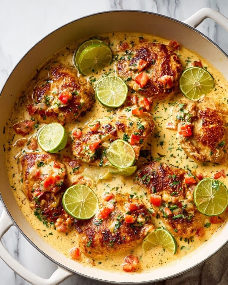 Creamy Cajun Chicken with Tomato-Lime Sauce Recipe