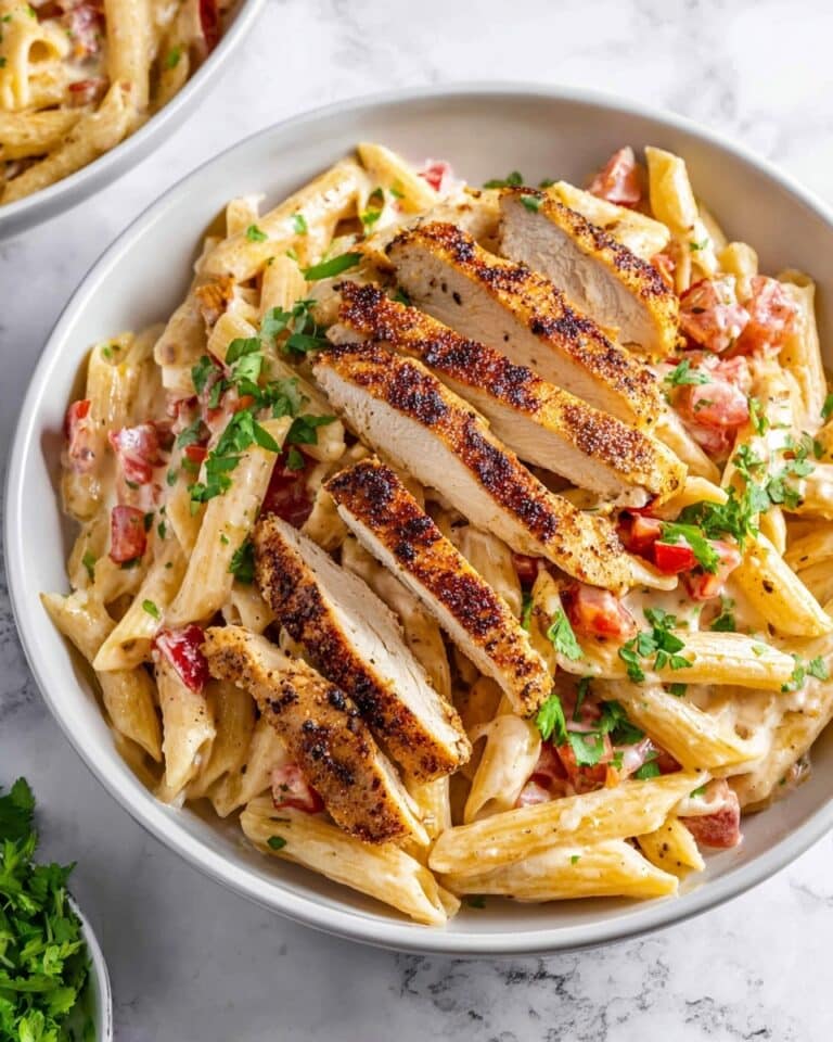Creamy Chicken Taco Pasta Recipe