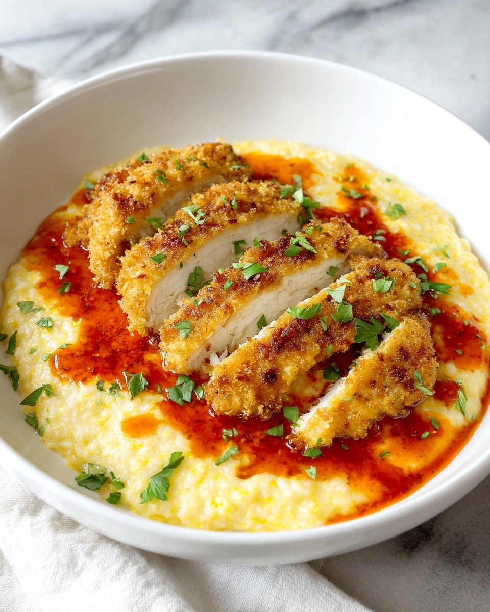 Cajun Chicken and Cheesy Grits Recipe