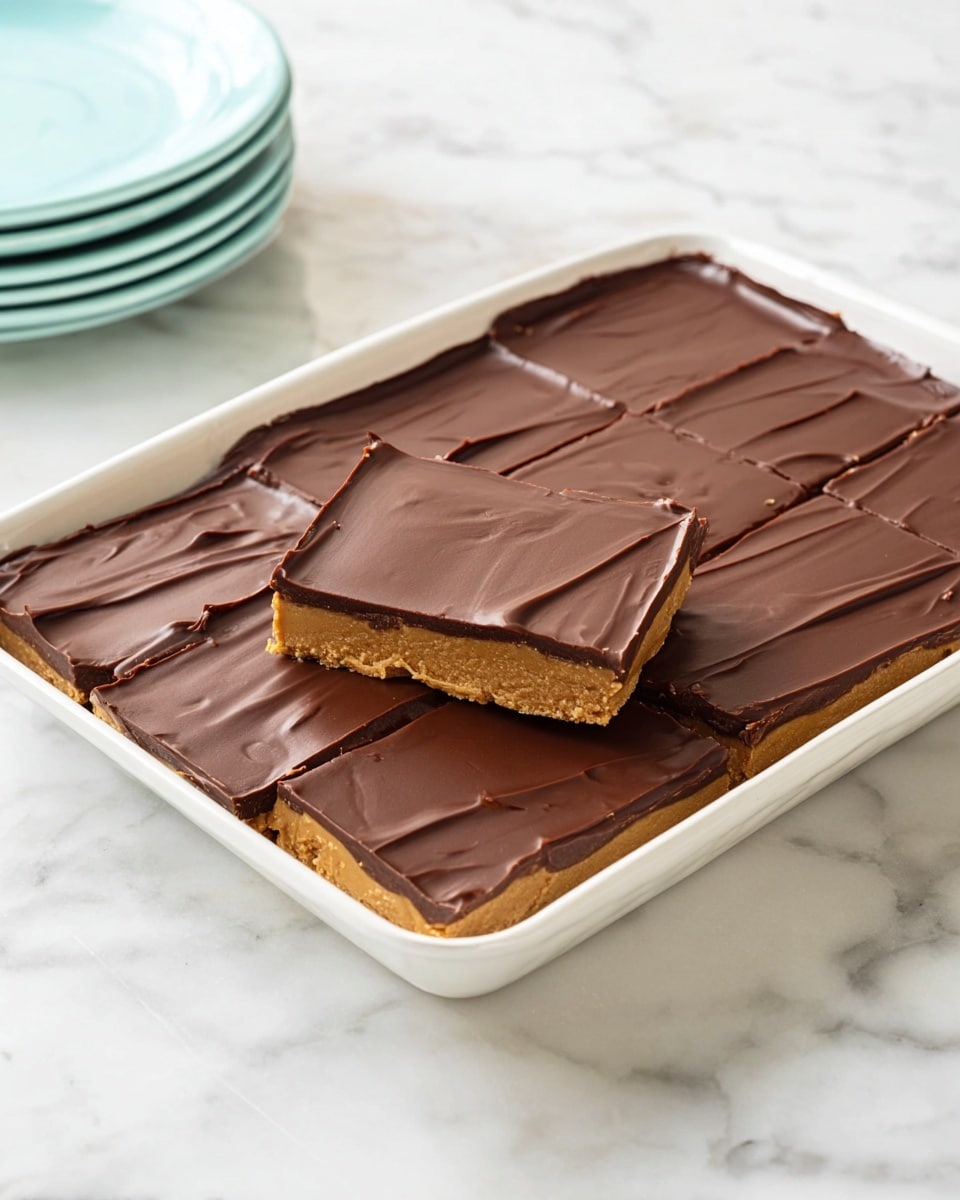 No Bake Peanut Butter Bars Recipe